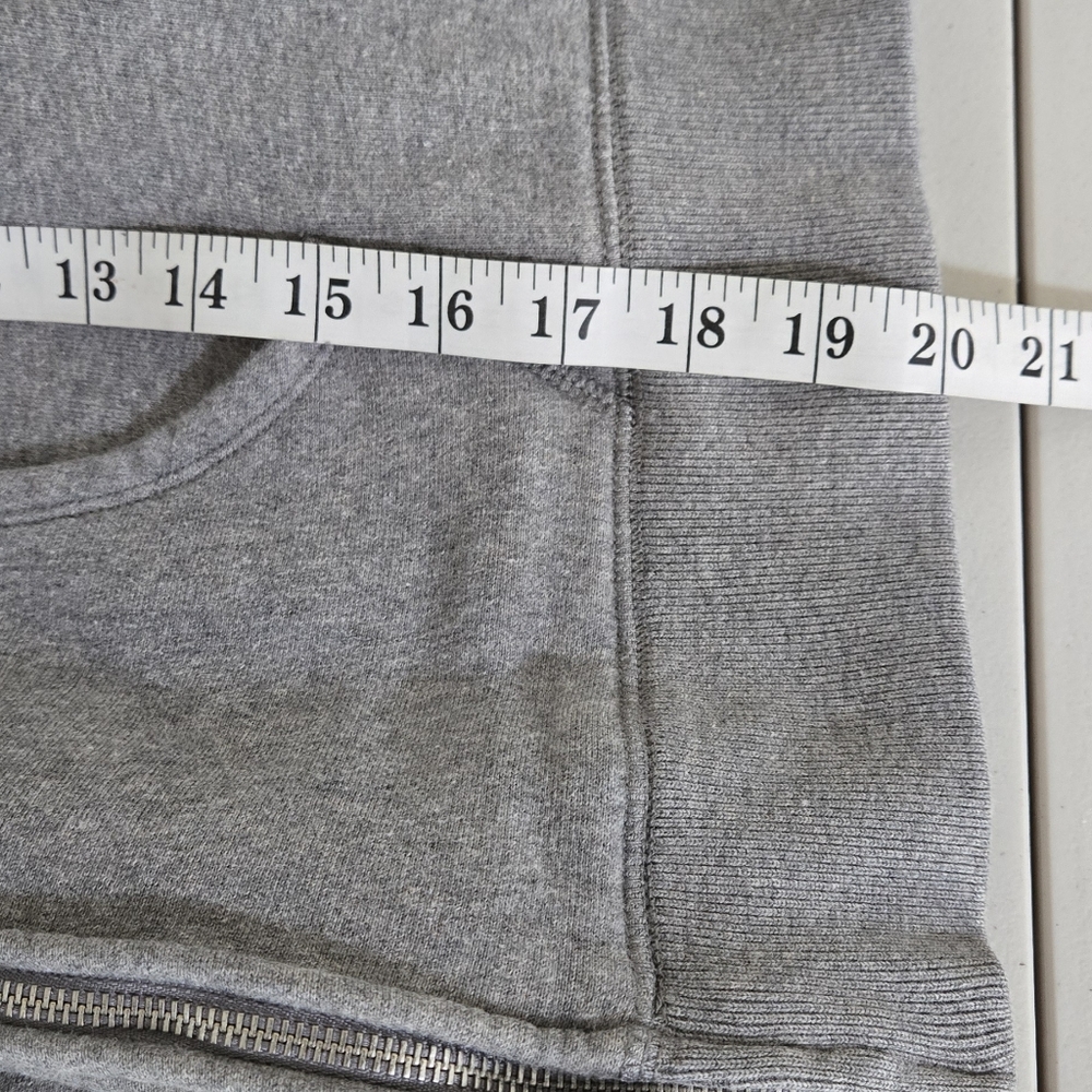 Polo Ralph Lauren Heather Gray Zip Up Sweatshirt Hoodie Size XL - Picture 6 of 11